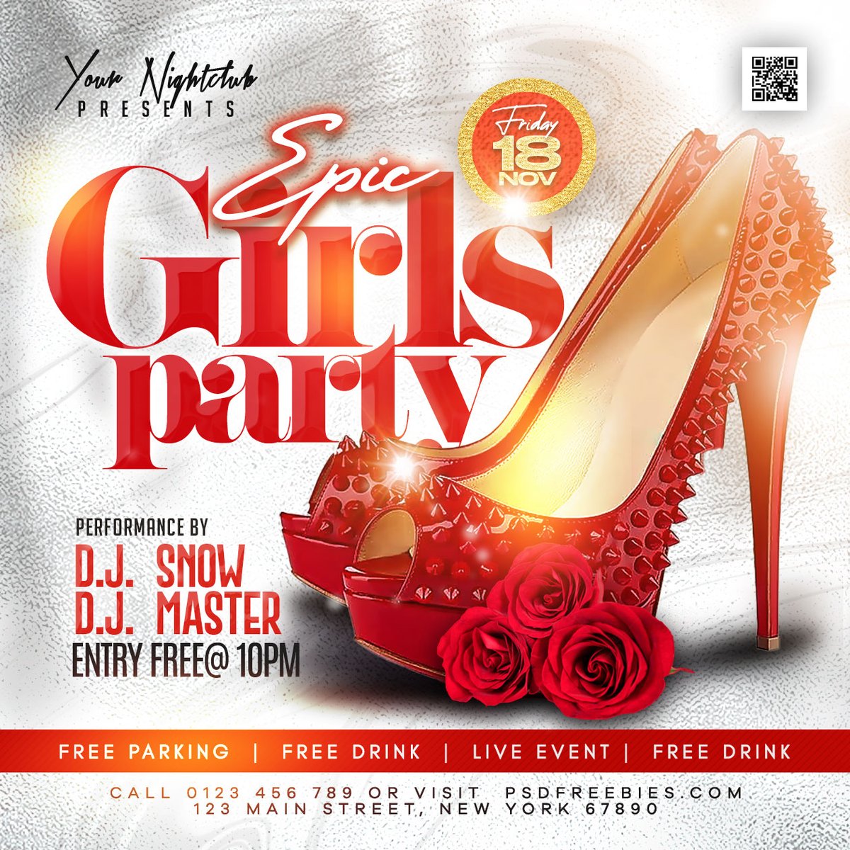PSDFreebies's tweet photo. Free Epic Girls Party Instagram Post PSD

Download Link >> https://t.co/yUdq808TZG

#freepsd #psd #photoshop #socialmedia #facebookpost #Instagrampost #partypost #freetemplate #ladiesnight #ladiesparty #instagram #girlsnight #girlsparty https://t.co/Z378vd8mnL