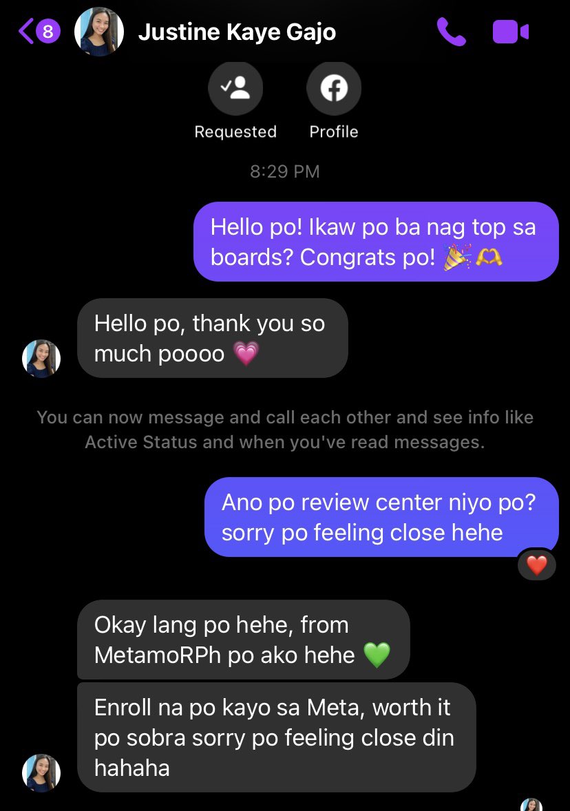 brt_dnh's tweet photo. Permission to post topnotcher!! Hinging braincells po! Congrats RPhs!! 💜💜💜
#PhLE #METAMORPH https://t.co/LBM6agZ7hJ