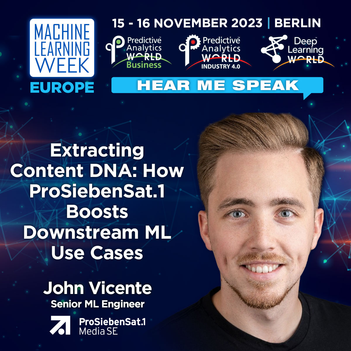 MLWeekEurope's tweet image. John will show how he at ProSiebenSat1 generates video embeddings using open-source approaches. He will also dive into their tech stack and different ways of evaluating video embeddings.

ow.ly/okUj50Q5qJG

#mlweek #metadata #videoembedding #machinelearning
