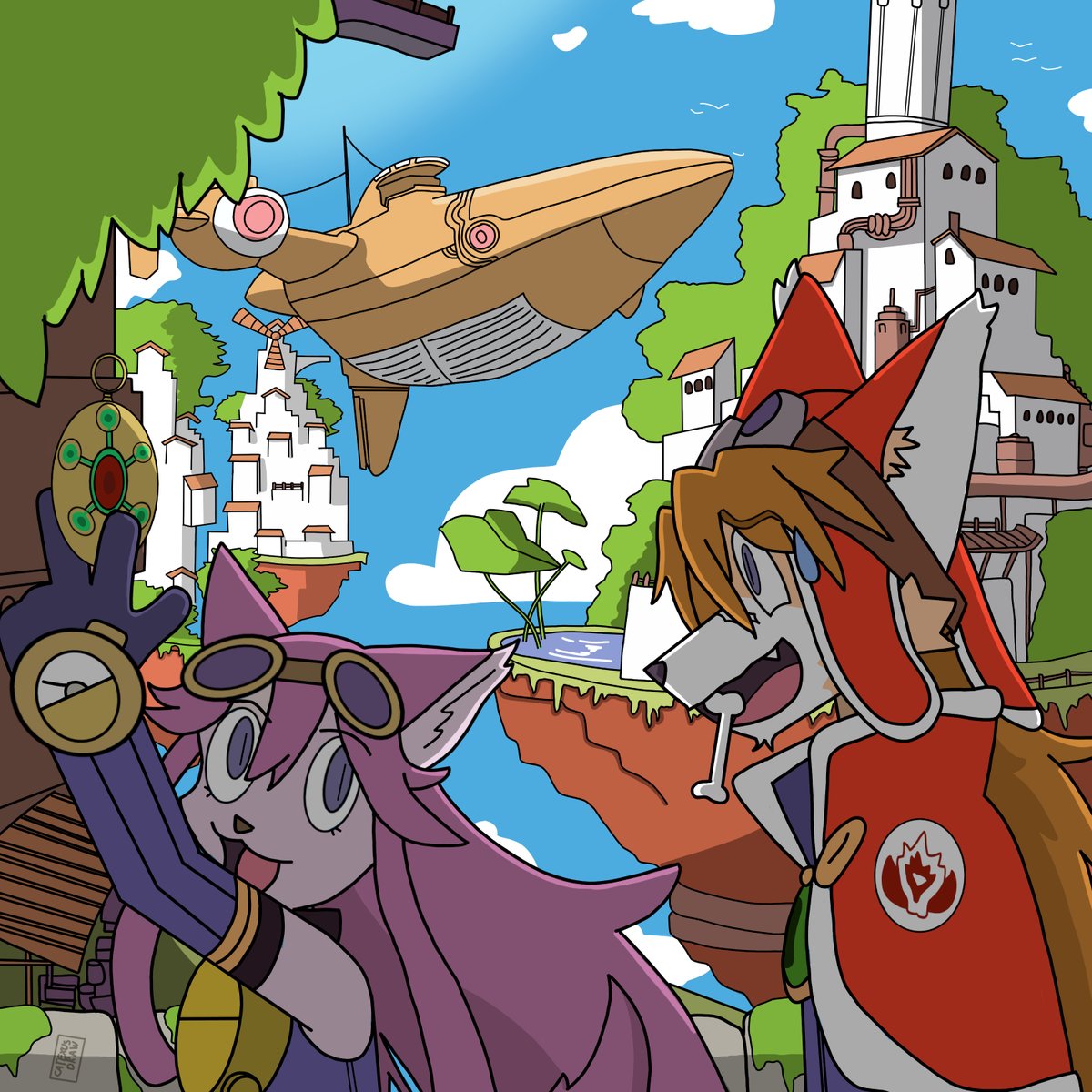 CatExuss's tweet image. 3 days ago I started playing Solatorobo red the hunter and although I haven&apos;t completed it yet, I can say that I am loving this game.

tags: #furry #furries #furryart #furryfandom #fyp #fypシ #furrycharacter #furryfandom #furrycomunity #furrycomunity #solatorobo #CyberConnect2