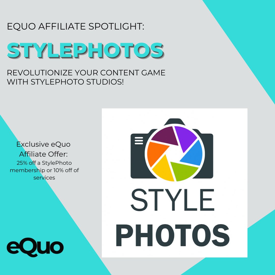 eQuo Affiliate Spotlight- Introducing StylePhoto Studios
Revolutionize your content game with StylePhoto Studios!
Learn more at timetogosmall.com and accelerate your small business success!
*Terms and conditions apply.
#eQuoAffiliate #gosmall #stylephotos