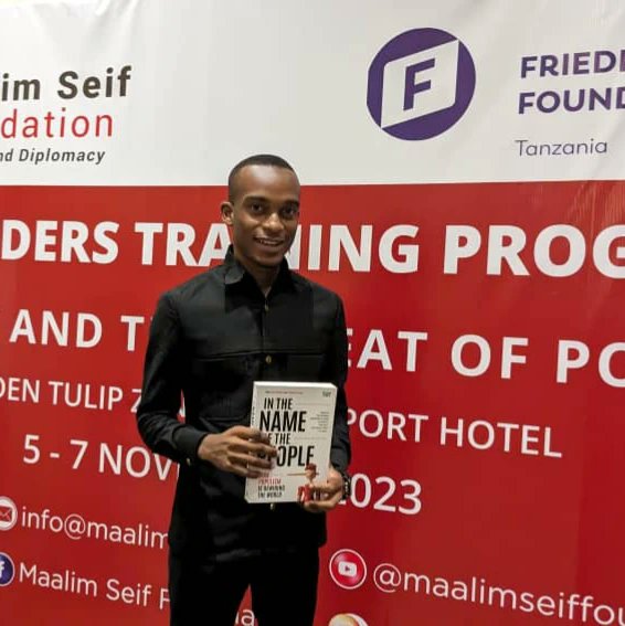 The training I attended from 5th-7th November 2023 gave me valuable insights into the dangers of POPULISM in democratic societies and the skills to combat it. Special thanks to <a href="/MSSHFoundation/">Maalim Seif Foundation</a>  <a href="/FNF_Tanzania/">Friedrich Naumann Foundation Tanzania</a>  <a href="/BMshale/">Baruani Mshale</a>