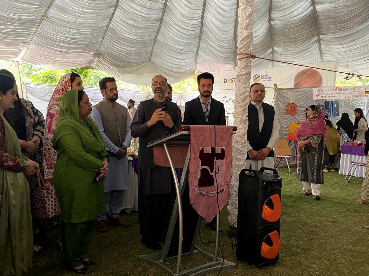 ZahraKamalKhan2's tweet photo. In the shade of literature's wisdom, Peshawar comes alive, as SBBWUP lays the foundation of its first ever Women Literature Festival!!
 #DostiPeshawarWomensLiteratureFestival #PWLF #Dosti #SBBWUP #WomensFestival https://t.co/qp4AesRlMg