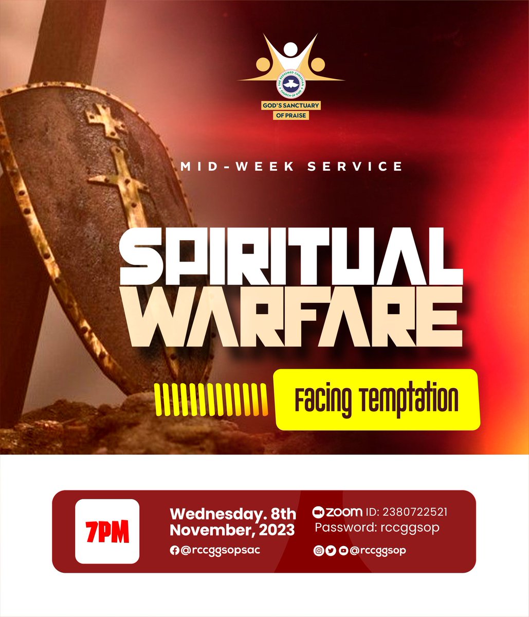 RCCGGSOP's tweet photo. Join us this evening for our midweek Bible study. https://t.co/DeaLonG8vY