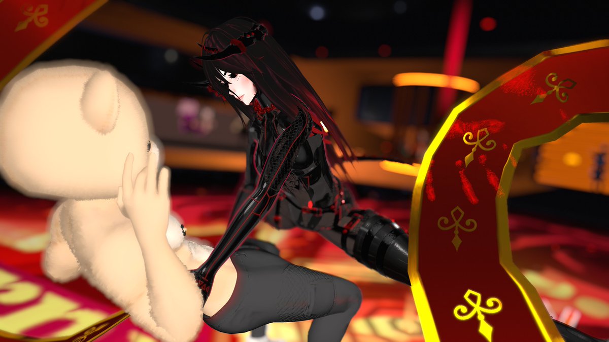 funsizedata's tweet photo. the ribbons and chains surely make it feel #majestic
📸MeOwFeeD from Burning Star
#vrchat #latex #dancer #vivepro #ribbons #chains #vrc #events #woosh #fancy #dancing