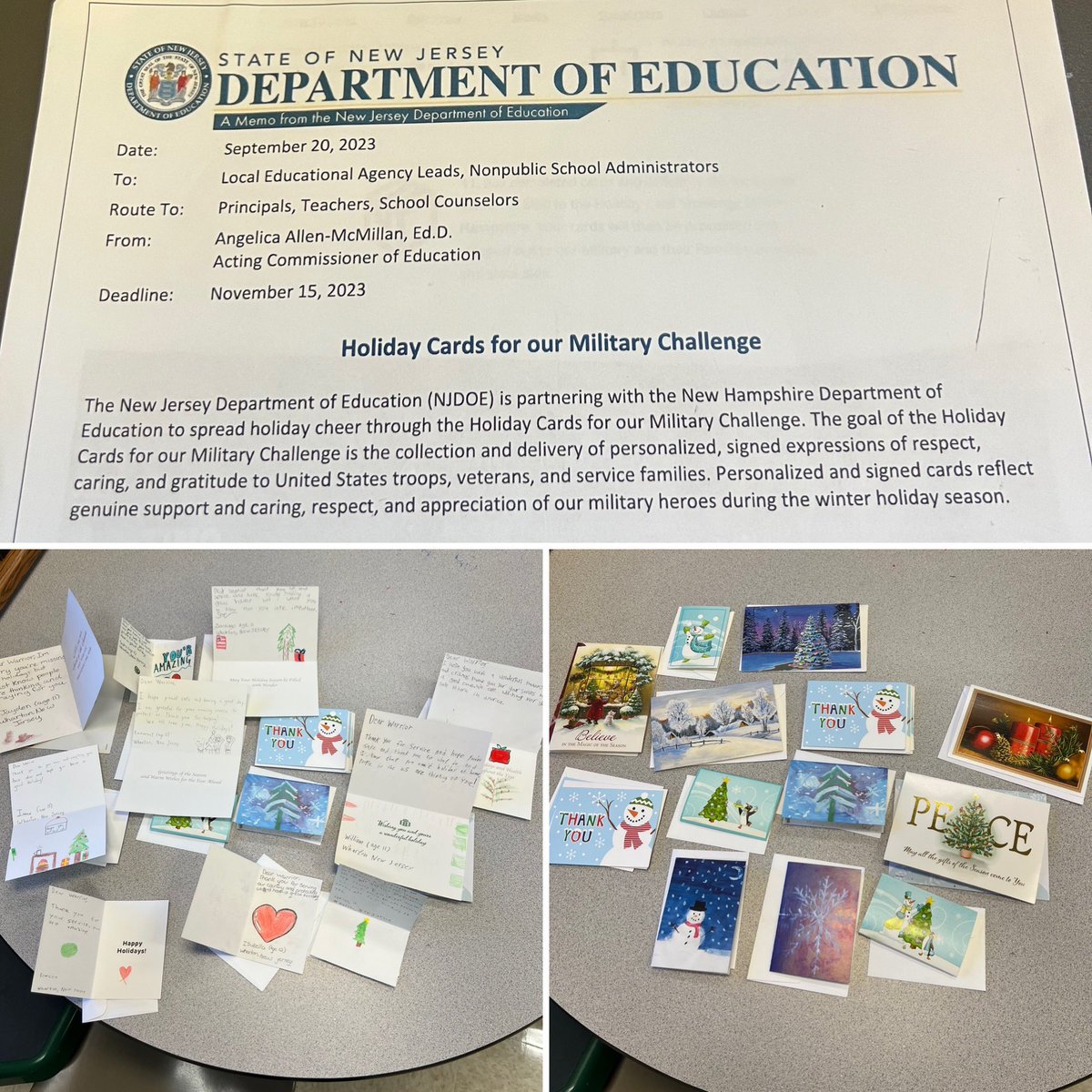 My students were super happy today to remember those in service to our country. Holiday wishes to all of our United States troops, veterans, and service families.