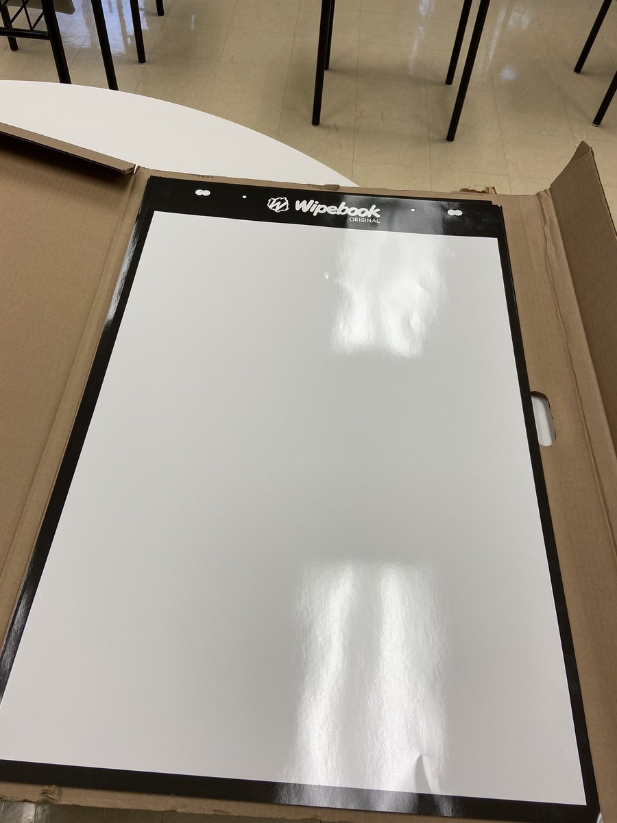 Got my Wipebook’s come. Now to find the space and a good way to put them on the walls. <a href="/Wipebook/">Team Wipebook</a> <a href="/NLESDCA/">NLESD</a>
