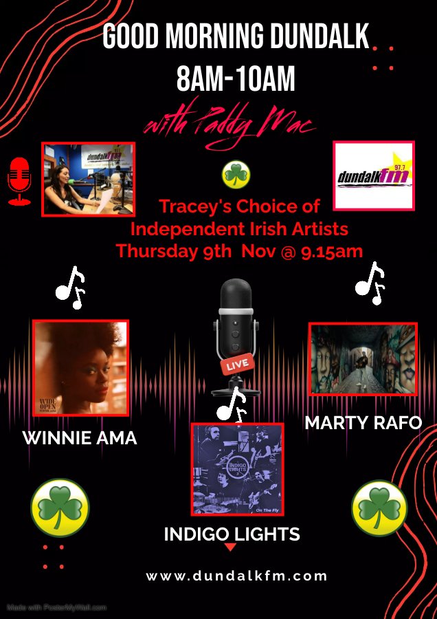 martyrafo's tweet photo. Artist of the week
@DundalkFM @coolfm @downtownradio @bbcradioulster @BBCR1NowPlaying @TodayFM @RTE2fm @QRadioOfficial https://t.co/WpP4gipZFm
