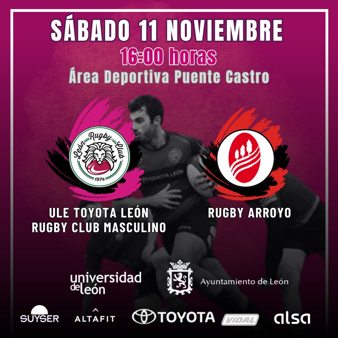 LeonRugbyClub's tweet photo. 🏉JORNADA 2 LIGA ASISA CYL🏉
#mareamagenta #rugbycyl https://t.co/YDF6LAKd8T