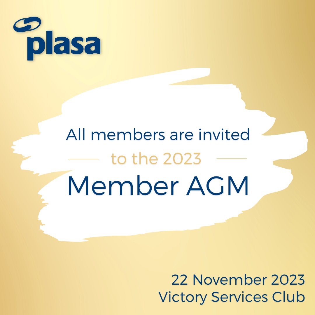 Calling all PLASA members! Will we see you at your Member AGM this year? 🥂 

We’re returning to the Victory Services Club on 22 November and it’s free for all members – plus you can bring two members of your team with you.

Reserve your free tickets: eventbrite.co.uk/e/plasa-agm-20…