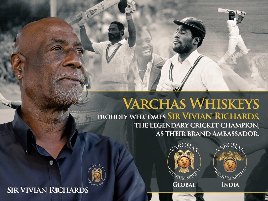 Sir Vivian Richards (@ivivianrichards) on Twitter photo I am proud and excited to be the global brand ambassador for Varchas Whiskeys. This partnership would allow me to contribute to various initiatives such as supporting Renal Society this year.
#varchas #varchaswhiskey <a href="/VarchasWhiskey/">Varchas Whiskey India</a> I am proud and excited to be the global brand ambassador for Varchas Whiskeys. This partnership would allow me to contribute to various initiatives such as supporting Renal Society this year.
#varchas #varchaswhiskey <a href="/VarchasWhiskey/">Varchas Whiskey India</a>