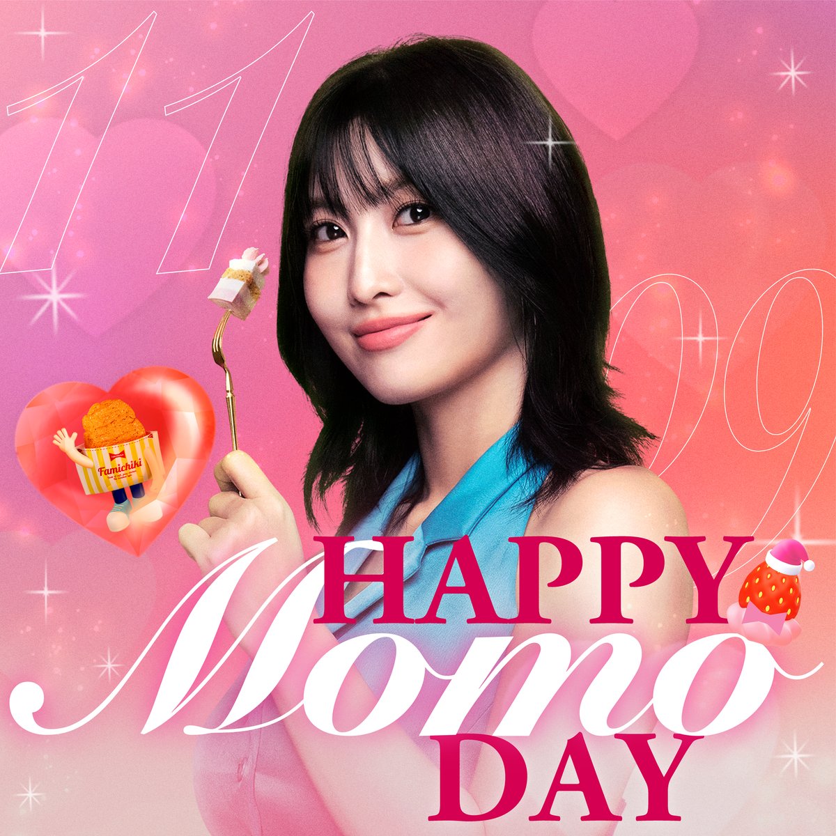 クリスマスキャンペーンアンバサダー TWICEのモモさん、 お誕生日