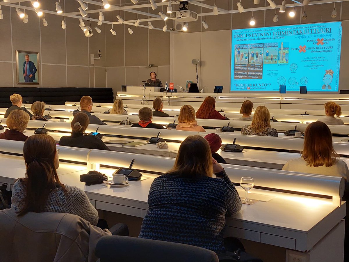 Tänään saimme <a href="/Imatrankaupunki/">Imatran kaupunki</a>   vieraaksi <a href="/ulapland/">University of Lapland</a> Lapin yliopiston     erityispedagogiikan professori Tanja Äärelän kertomaan tärkeistä aiheista ✔️opettajan ja oppilaan kohtaaminen, vuorovaikutus, opiskeluhuolto niin yhteisöllisenä kuin yksilöllisenä💎 Kiitos <a href="/tanja_aarela/">Tanja Äärelä</a> 🌼