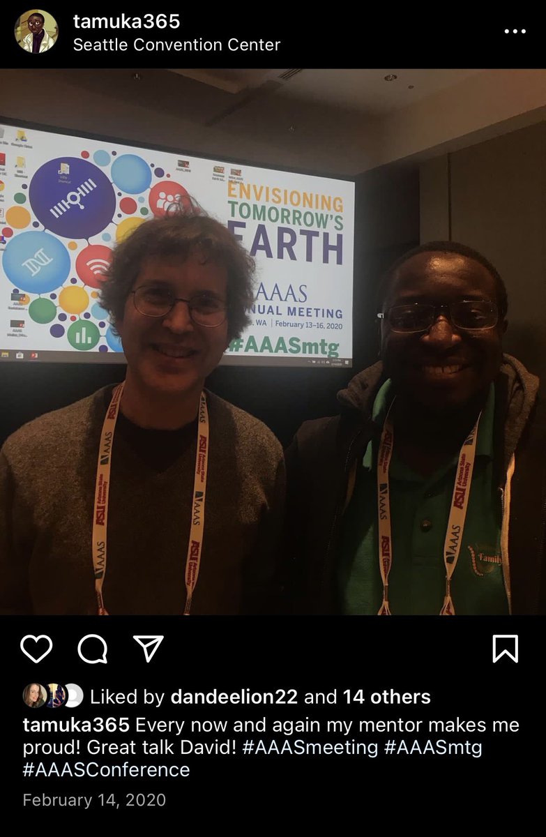steamulater's tweet photo. Recently had a full circle moment so for way-back Wednesday here’s a pic of me & my Ph.D. Advisor; David Baker of the @UWproteindesign. This was at the @AAASmeetings 🤗 Interestingly… this pic was taken #Feb2020, days before the lockdown 😪 Also keynote was Bill Gates 🤩 https://t.co/Giwl6lVdyE