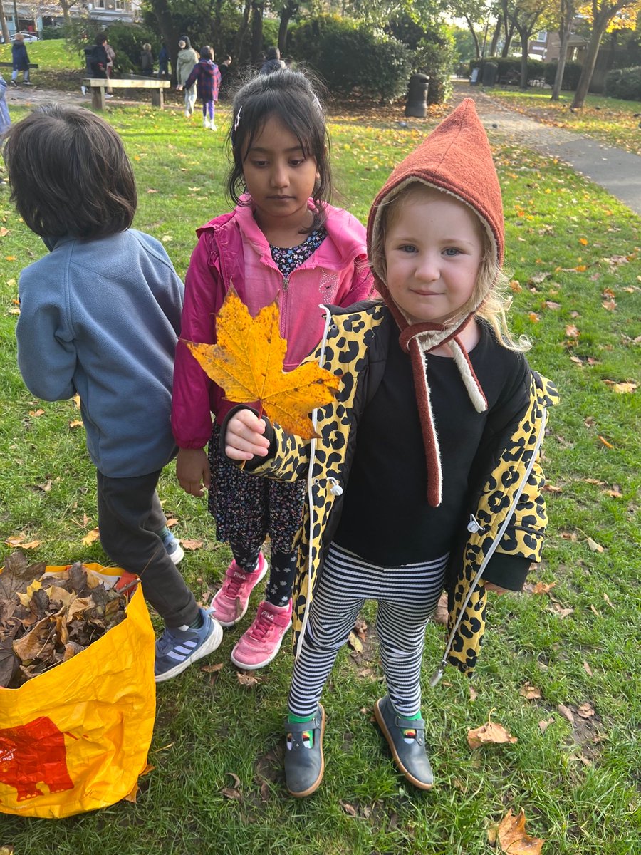 Fun time in Ravenscroft looking for leaves and twigs to help build Ned's Den!