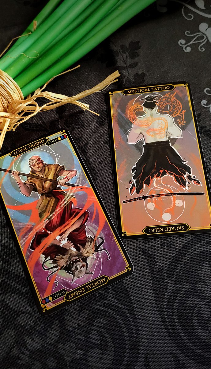 ATENCIÓN SORTEO 📢📢

¿Quieres un mazo de Eastern Winds?

Siguenos <a href="/Esther_Sanz/">FATUM CARDS. Esther Sanz</a> y a mi, dale a like y a RT y entrarás en el sorteo de estas maravillosas cartas con las que crear Pjs y MUCHO DRAMA 🎎

¿Quieres tener algunos puntos extras en el sorteo? 
⬇️⬇️⬇️