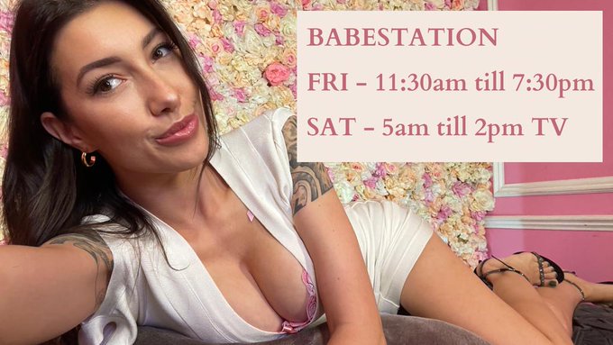 Oh hey that's me 💁🏽&zwj;♀️    Babestation Friday... you better pencil me in 😏 https://t.co/6ei9qVjhRR