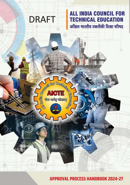 AICTE_INDIA's tweet image. For the very first time, All India Council for Technical Education (AICTE) has posted Draft of its Approval Process Handbook 2024-27 in the public domain to seek feedback.
AICTE requests all to go through the Draft of Approval Process Handbook and submit feedback to help us…