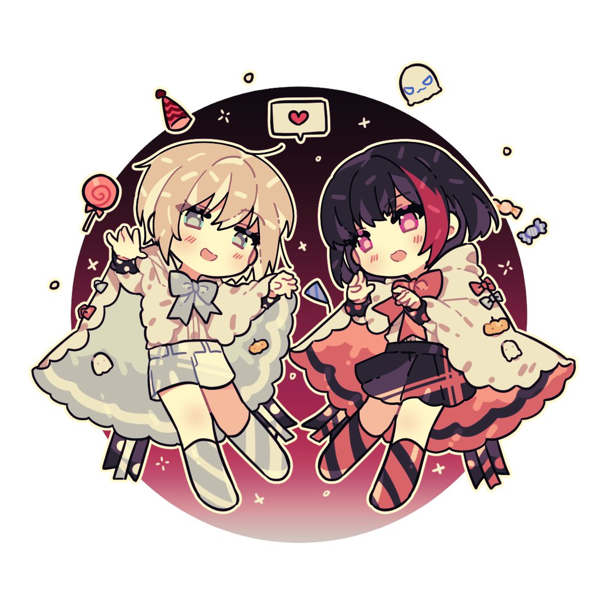 mcrn_cm's tweet photo. #モカ蘭
트릭 벗 트릿! 과자를 줘도 장난칠 거다~

🎨하지님 (@ HvH__chan) https://t.co/R5EVfDEtjh