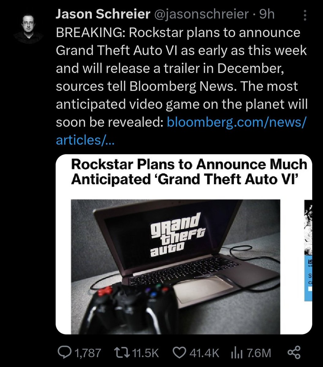 phntm_lord's tweet photo. Staying on the Bryan Zampella bandwagon, is it a coincidence that he posted the airplane crash video yesterday? The briefcase was on it. Then Jason Schreier posts this today. Are we nearing the endgame of this announcement wait?
#GTA6 #GTAVI #RockstarGames #GrandTheftAutoVI https://t.co/Crn27BwJpt