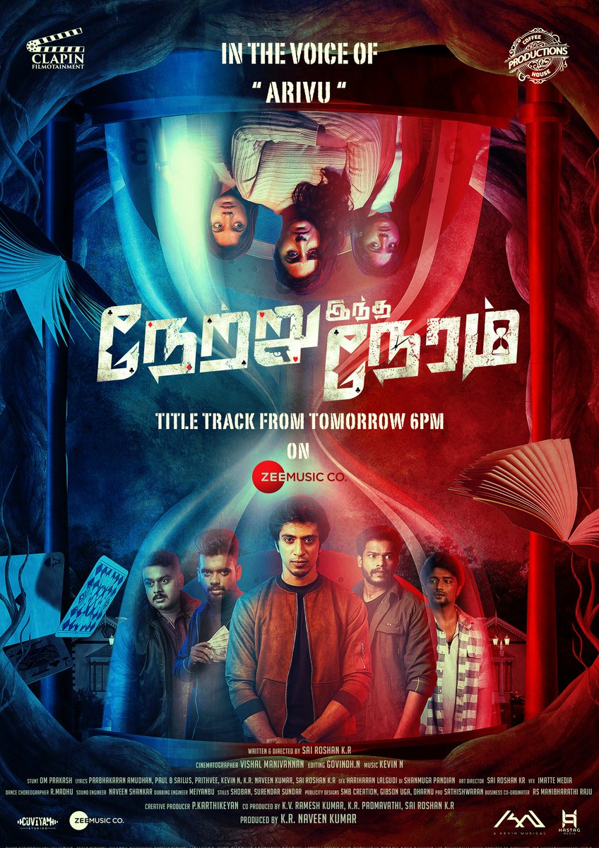paul_b_sailus's tweet photo. Had the privilege of working on this incredible track for @kevin_n_official 💥 and @therukural
.
Title Track of #NetruIndhaNeram is all set to rule your Playlist from Tomorrow 6 PM on @zmcsouth 🎶🔥" #akevinmusical
. 
. https://t.co/0WwmaLODD0