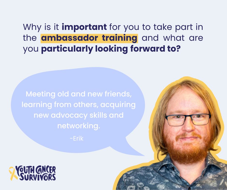youthcancereu's tweet photo. ⏱️ The countdown is running!! Only 16 days left until the EU-CAYAS-NET Ambassador meeting!🤩

Erik, one of our ambassadors, told us what he is looking forward to.😊

We can't wait!!🥳

#EUCAYASNET #Beatcancer #EUCancerPlan https://t.co/sn5KFjhj6P