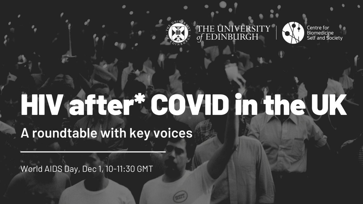 🚨 #WorldAIDSDay EVENT What is the future of HIV after COVID? 👀Key voices, incl. @drmbrady @Greg0wen @DewsnapClaire & @MichelleCrosto2 talk about the challenges, opportunities & hopes for HIV post-COVID. 💻Zoom, Friday Dec. 1, 10-11:30am 👉Register: eventbrite.co.uk/e/hiv-after-co…