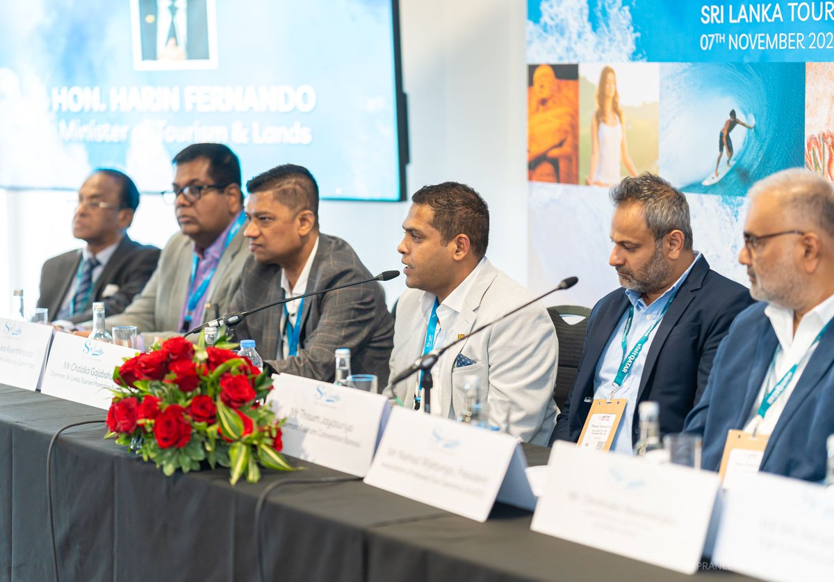 SLHCinLondon's tweet photo. Hon. Minister @fernandoharin and the Chairmen of #SLTPB conducted a series of B2B meetings with leading UK travel companies, associations, and travel media during the three days. A press conference was organized for the UK mainstream and travel media on 07 November 2023. https://t.co/4Ih97GxWVa