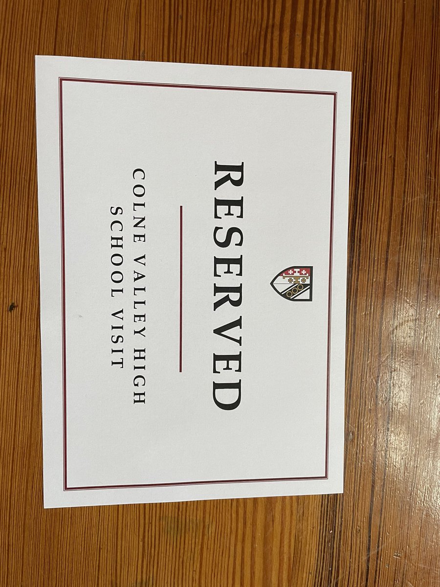 <a href="/cvhs_careers/">CVHSCareers</a> <a href="/ColneValleyHigh/">ColneValleyHigh</a> Wonderful aspirational visit to Cambridge University #bestyoucanbe