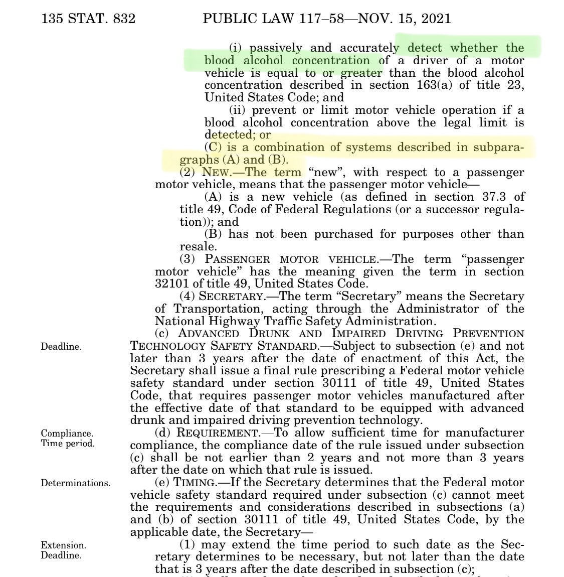 RepThomasMassie's tweet image. During debate last night on my amendment to defund the 2026 kill-switch mandate for cars, some Democrats claimed the technology wouldn’t monitor or disable cars. Here’s the actual law I had to read to them:
My amendment failed. Link to the roll call vote: clerk.house.gov/evs/2023/roll6…
