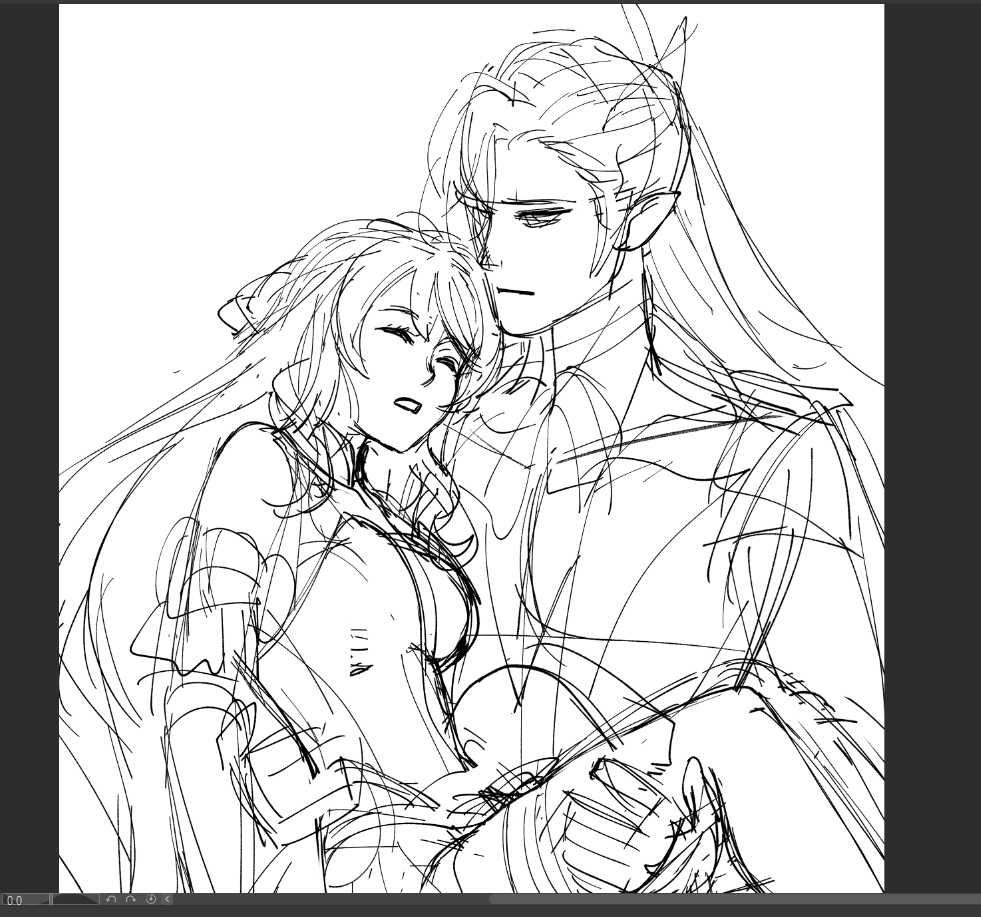 quick neuvia sketch/wip
doing the AQ and  🫠 