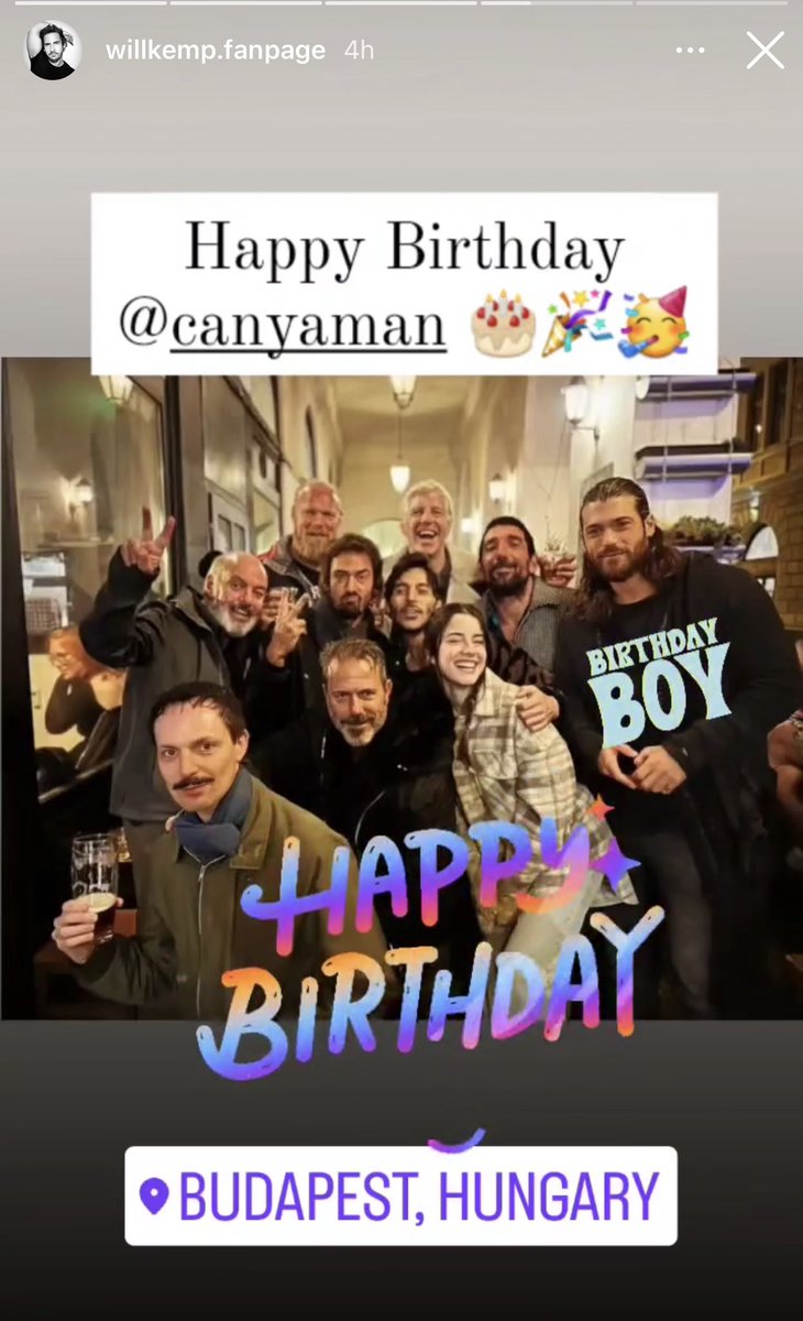 Will Kemp’s fan page celebrating our #CanYaman and #WillKemp reposting.   Thank you, thank you!!   #HappyBdayCan #CanYamanHappyBDay