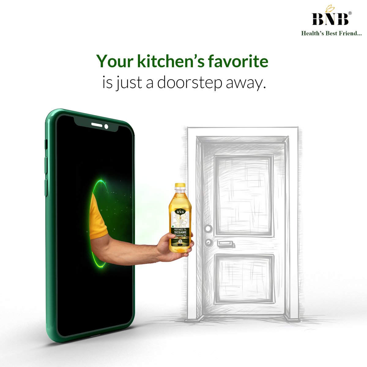 📢 Yes, you're absolutely correct! 😀

😄No more trips to the store, especially for Kolkata residents.😌

📞Reach out to us, to get your favorite BNB OIL delivered to your doorstep within a day.

#sesame #BNB #healthyfood #SwitchToBNB #houseofsesame #premiumoil #newyearoffer