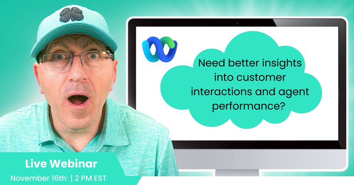 Do you need better insights into customer interactions and agent performance? Join us for a virtual lunch and learn on the benefits of a Cloud Contact Center. Watch a Live DEMO and free lunch provided by Uber Eats! 
oal.lu/f9CaI