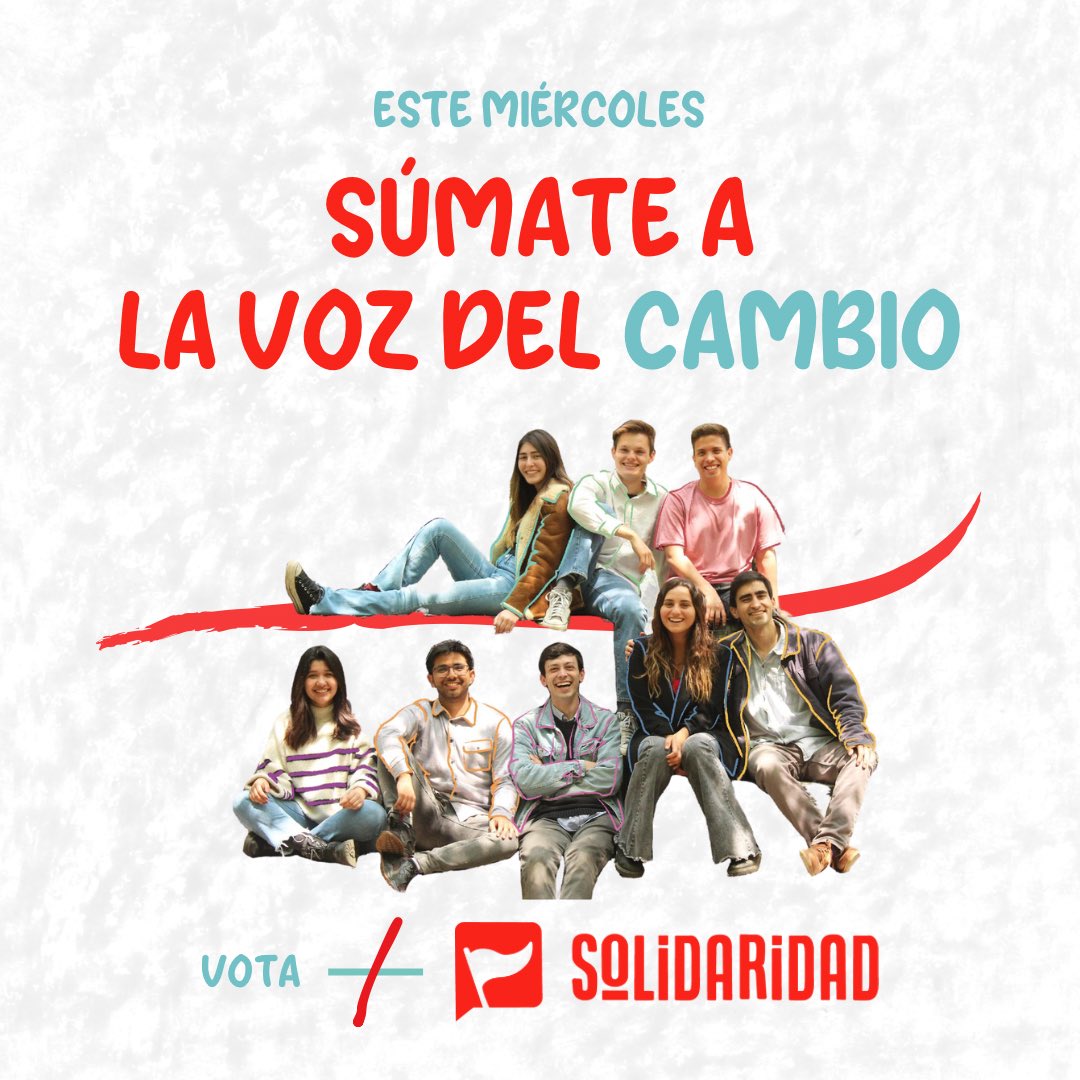 Último día para sumarse a la voz del CAMBIO! 
Por una FEUC que realmente te tenga como prioridad, vota SOLIDARIDAD!