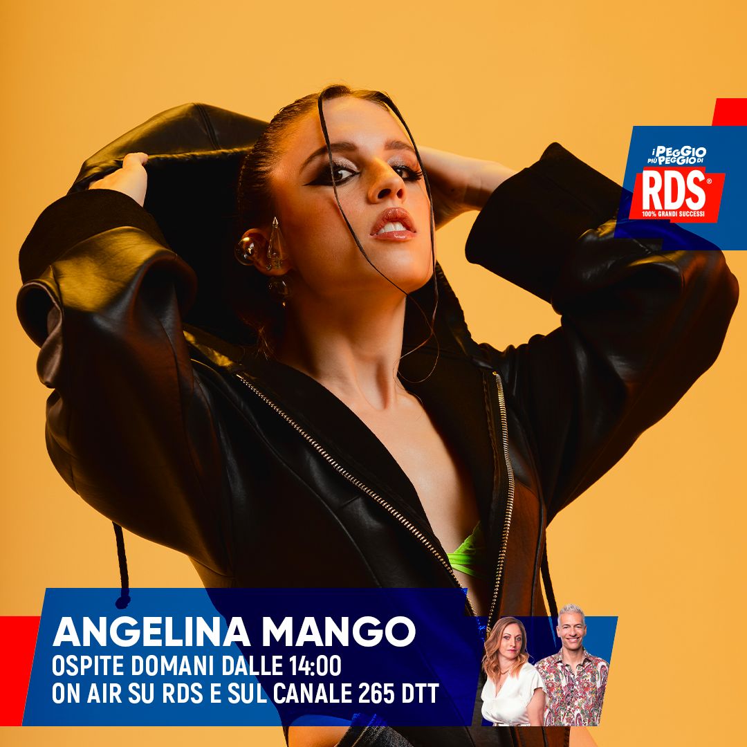 RDS_official's tweet photo. 🤌 #CheToDicoAFa?
😍 @angelinamango_ ospite de #IPeggioPiùPeggioDiRDS
⏰ domani dalle 14:00
🎧 on-air su RDS e su #RDSsocialTV, canale 265 DTT 📺
🎙 con @giovannivernia e @petraloreggian
#RDSOspiti #RDSgrandisuccessi #AngelinaMango #AngelinaMangoRDS https://t.co/A5bObjweHu