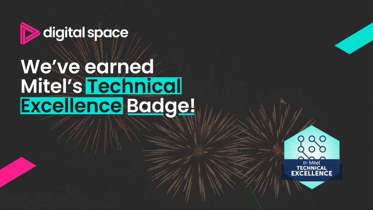 We’re delighted to announce that we have earned Mitel’s Technical Excellence badge with a TPI (Technical Performance Excellence) score of 100%!  

We look forward to continuing our partnership with Mitel for further customer value and service.