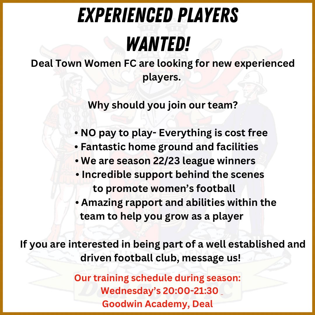 Deal Town Women FC (@dealtownwomenfc) / X