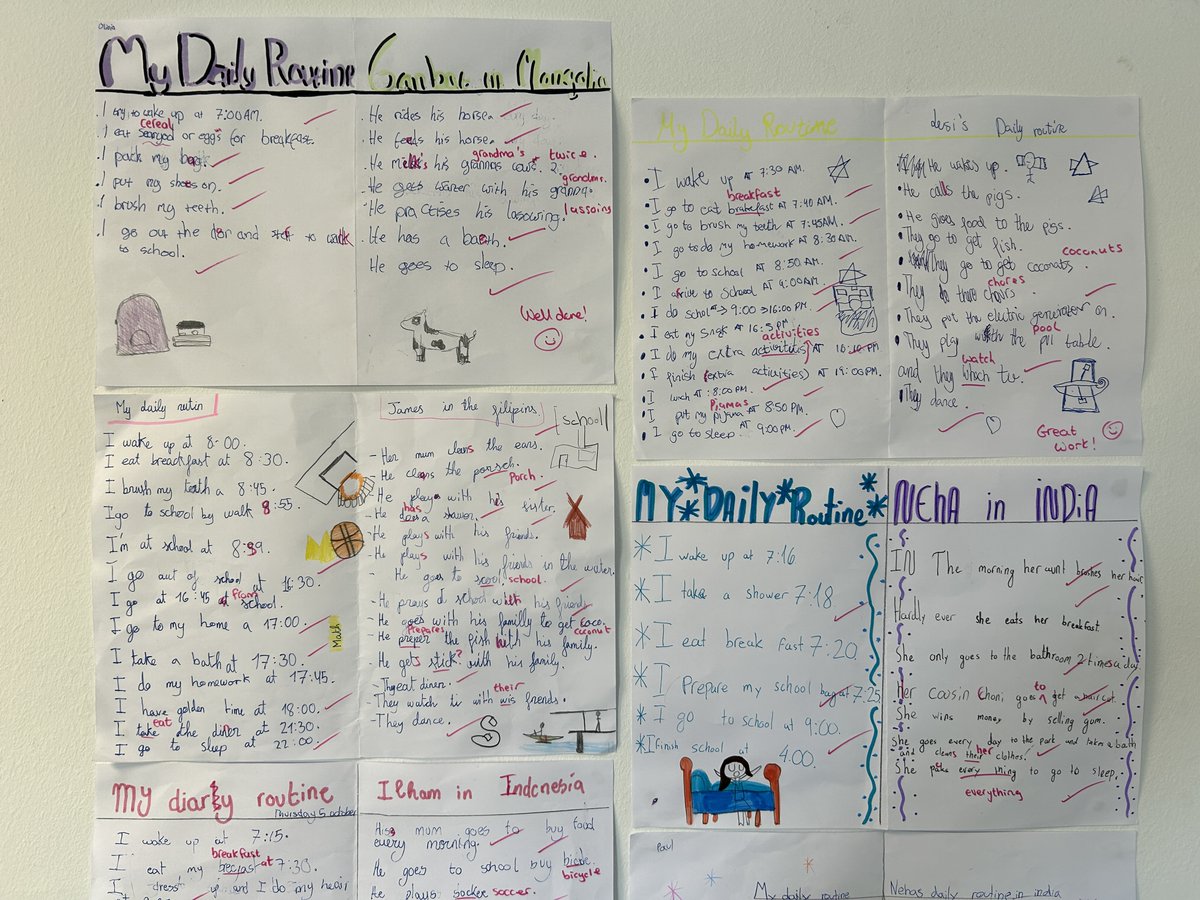 Colegio_Brains's tweet photo. Para terminar la UOI 1, los alumnos de 4to de Primaria de Brains María Lombillo reflexionaron acerca de la importancia de tener rutinas diarias. ☺️

Estos pequeños hábitos les ayuden día a día en su organización personal. 

¡Gran trabajo! 👏 https://t.co/PX8u3IG3wz