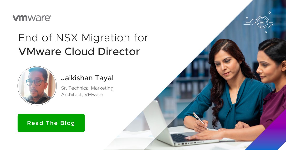 cloudhappens's tweet image. v1.4.2 of the NSX Migration Tool for VMware Cloud Director will initiate the process to transition the tool to its End of Life (EOL) phase. 

Find out what this means for you and explore available resources: bit.ly/3LZaCNm #NetworkMigration