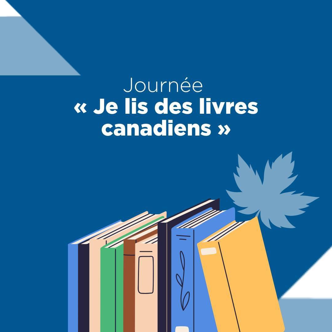 La Journée “Je lis des livres canadiens” est une belle initiative pour célébrer la richesse de la littérature canadienne. Cette occasion permet de découvrir de nombreuses autrices et auteurs talentueux et d'explorer différents genres littéraires. bit.ly/3YB19kl