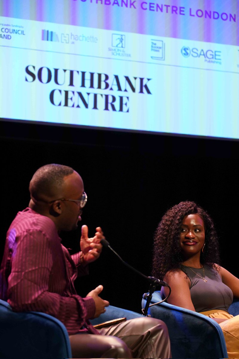 BBBookFestival's tweet photo. 'NEVER TOO BLACK' at the Black British Book Festival 2023. ✨📚💪🏿

The panel centered around accurate representation of Black voices and experiences in literature. Chaired by the incredible @JamesJBarber and featuring amazing authors including @DeanAtta, @Temi_Oh, and the @BeeBabs. 🗣️📖📚

#BBBF23 #blackbritishbookfestival #NeverTooBlack