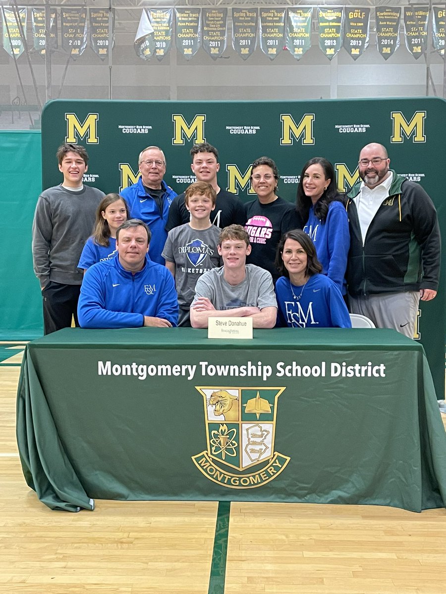 CONGRATULATIONS to 6’4 Senior <a href="/SteveDonahue24/">Steve Donahue</a> on his decision
to continue his playing career next year <a href="/fandmMBB/">F&M Men's Basketball</a> !! Steve - we are proud of you!!

STAY AT HOME &amp; BE A LEGEND!!!

FAMILY!!!

<a href="/NJBCA_Official/">New Jersey Basketball Coaches Association</a> 
<a href="/PrepHoops_NJ/">Prep Hoops New Jersey</a> 
<a href="/NJHoops/">NJ Hoops</a> 
<a href="/MikeKinneyHS/">Mike Kinney</a> 
<a href="/unitedNJaauboys/">United NJ AAU - Boys Program</a> 
<a href="/PrincipalPino/">Heather Pino-Beattie</a>