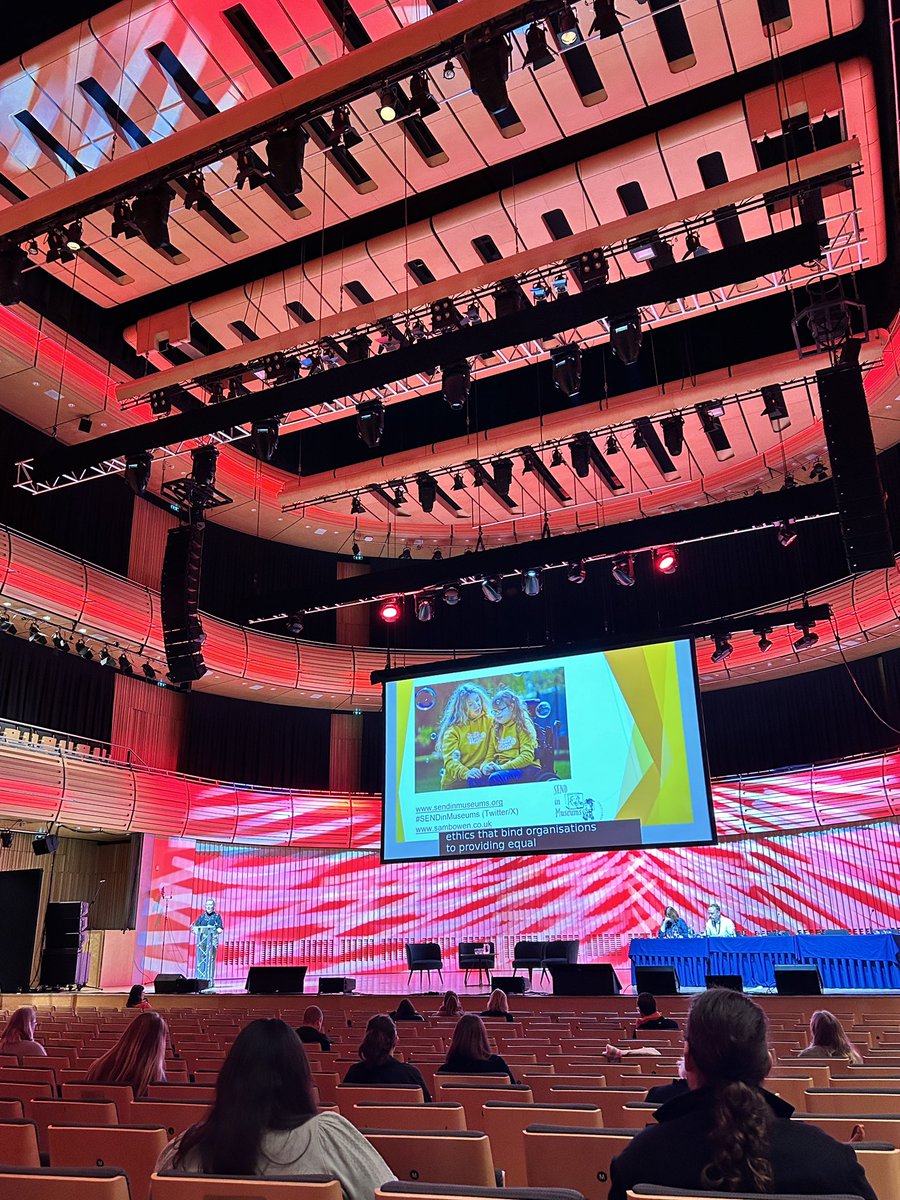 ellottaway's tweet photo. My favourite session so far, chaired by the wonderful @makedoandSEND. Always insightful, interesting, and so important to hear about the work happening to make more Museums special places for children with SEND. 

V emotional, thank you!

#Museums2023 https://t.co/lXeMUmVmiM