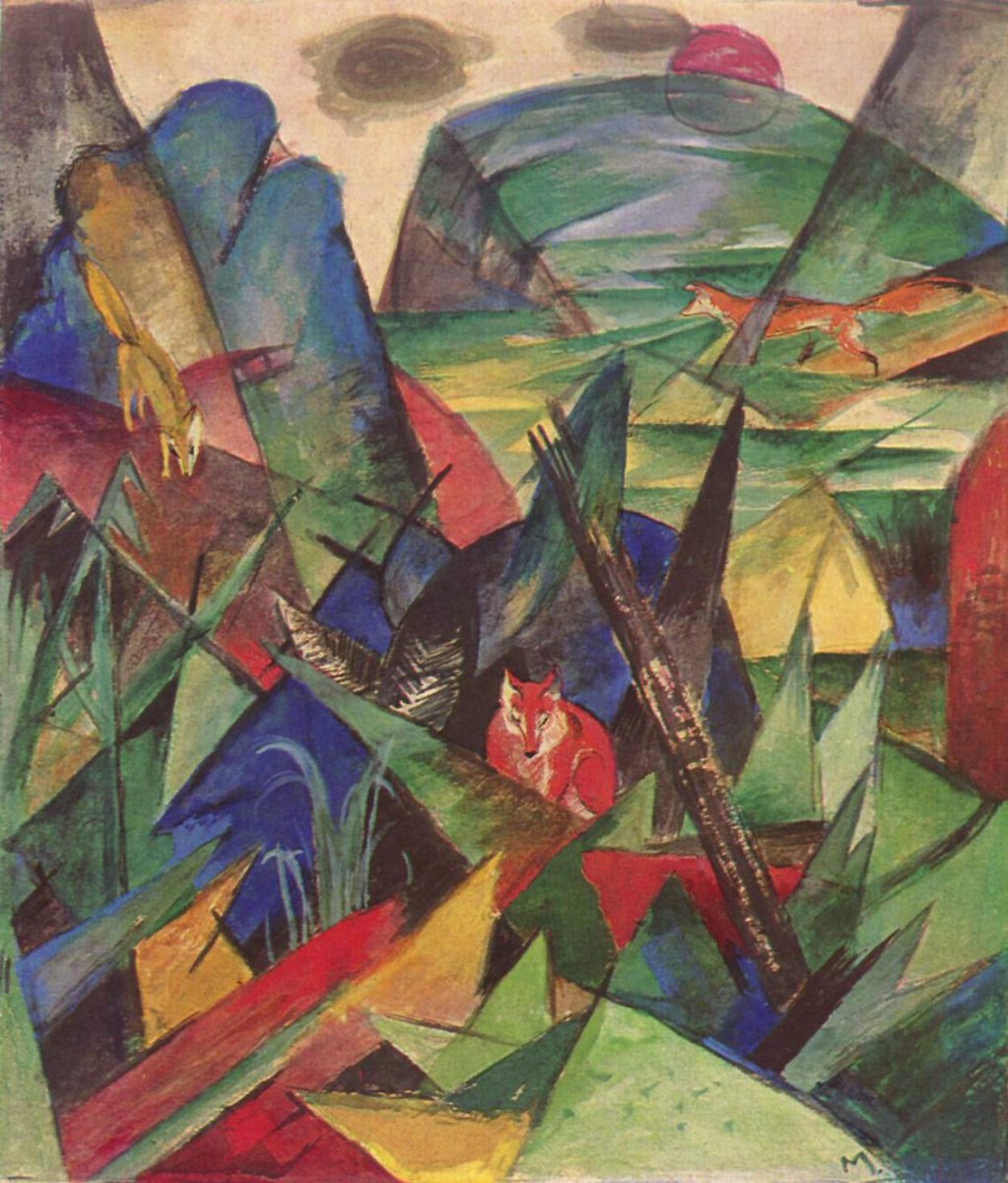 twistopherrobin's tweet image. #Art #FranzMarc