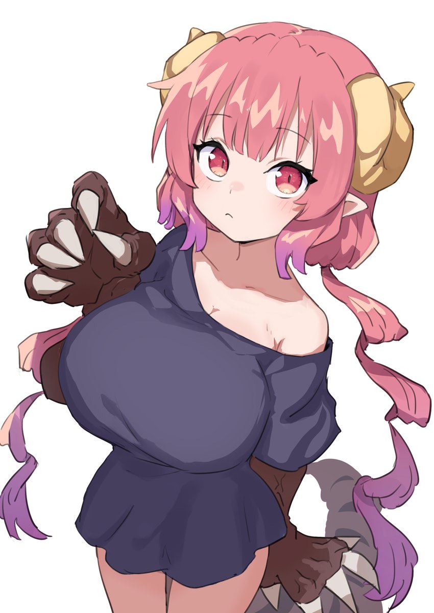 イルル(小林さんちのメイドラゴン) 「イルルしかなかった#いいおっぱいの日 」|ガザシィのイラスト