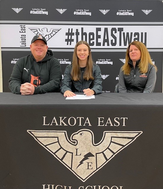 Congratulations to Leah Arnett who will be playing softball next year at Heidelberg University! <a href="/EAST_HAWKS/">Lakota East High</a>