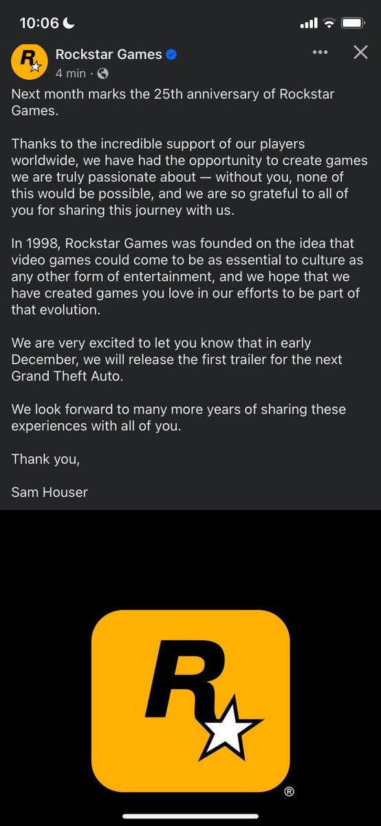 roberto63382022's tweet photo. Confirmado por rockstar !!
El próximo mes se lanza de manera oficial el primer trailer de GTA 6 https://t.co/LKlJLt53tI