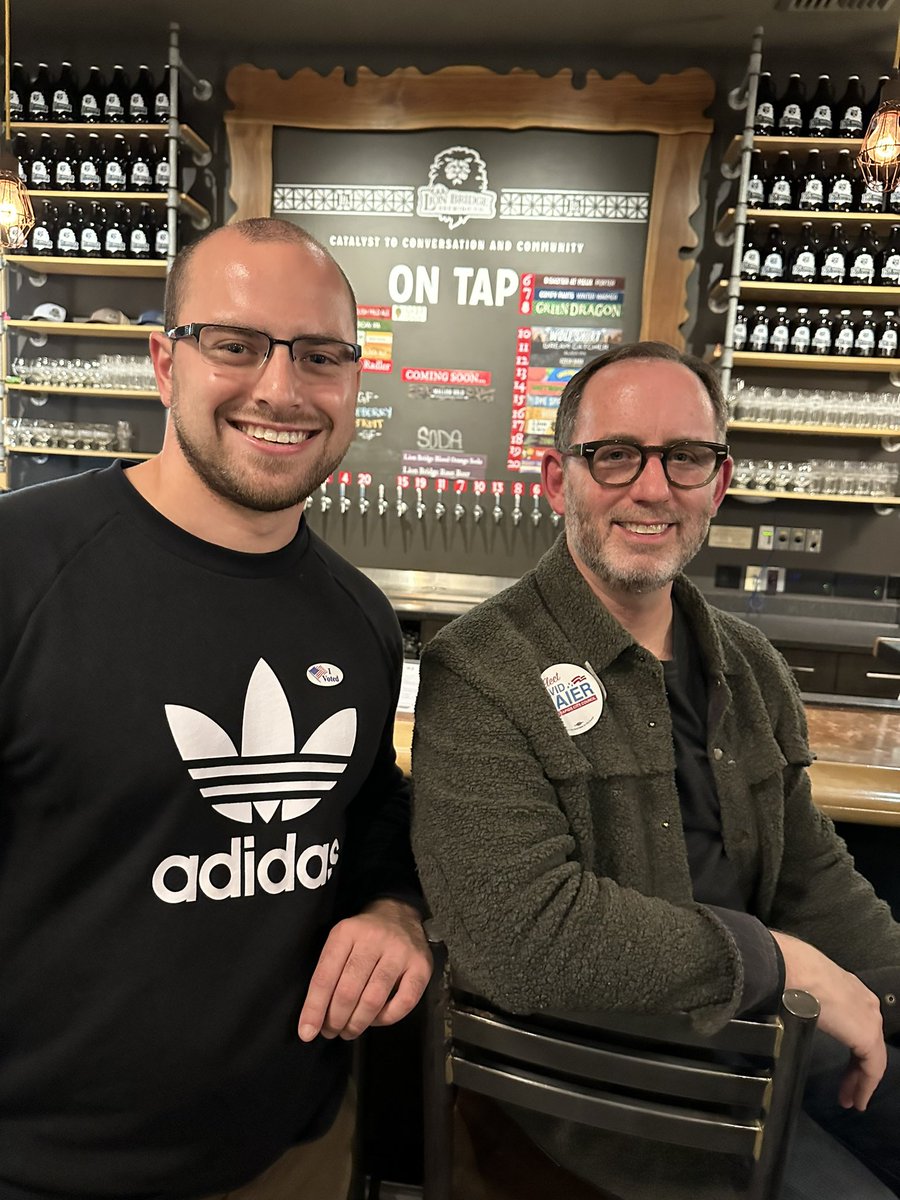 Last night, my good friend David Maier made history — being elected the first LGBTQ+ person to serve on the Cedar Rapids City Council.

I’m excited to see David bring a fresh perspective to our City government.