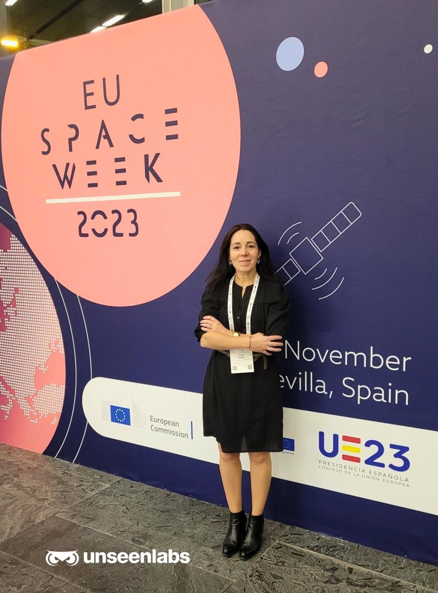 UnseenLabs's tweet image. 🇪🇸 Our VP Business Development, Rosa Ruiloba, is currently Spain, for #EUSpaceWeek 2023! She’s there until tomorrow to showcase Unseenlabs’ unique space-based RF detection during this event dedicated to the European space industry. @EU_Commission @EU4Space